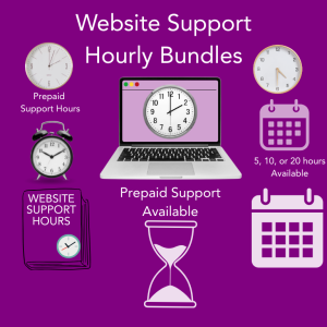 Flexible prepaid support bundles for WordPress website updates and fixes