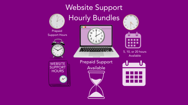 Flexible prepaid support bundles for WordPress website updates and fixes